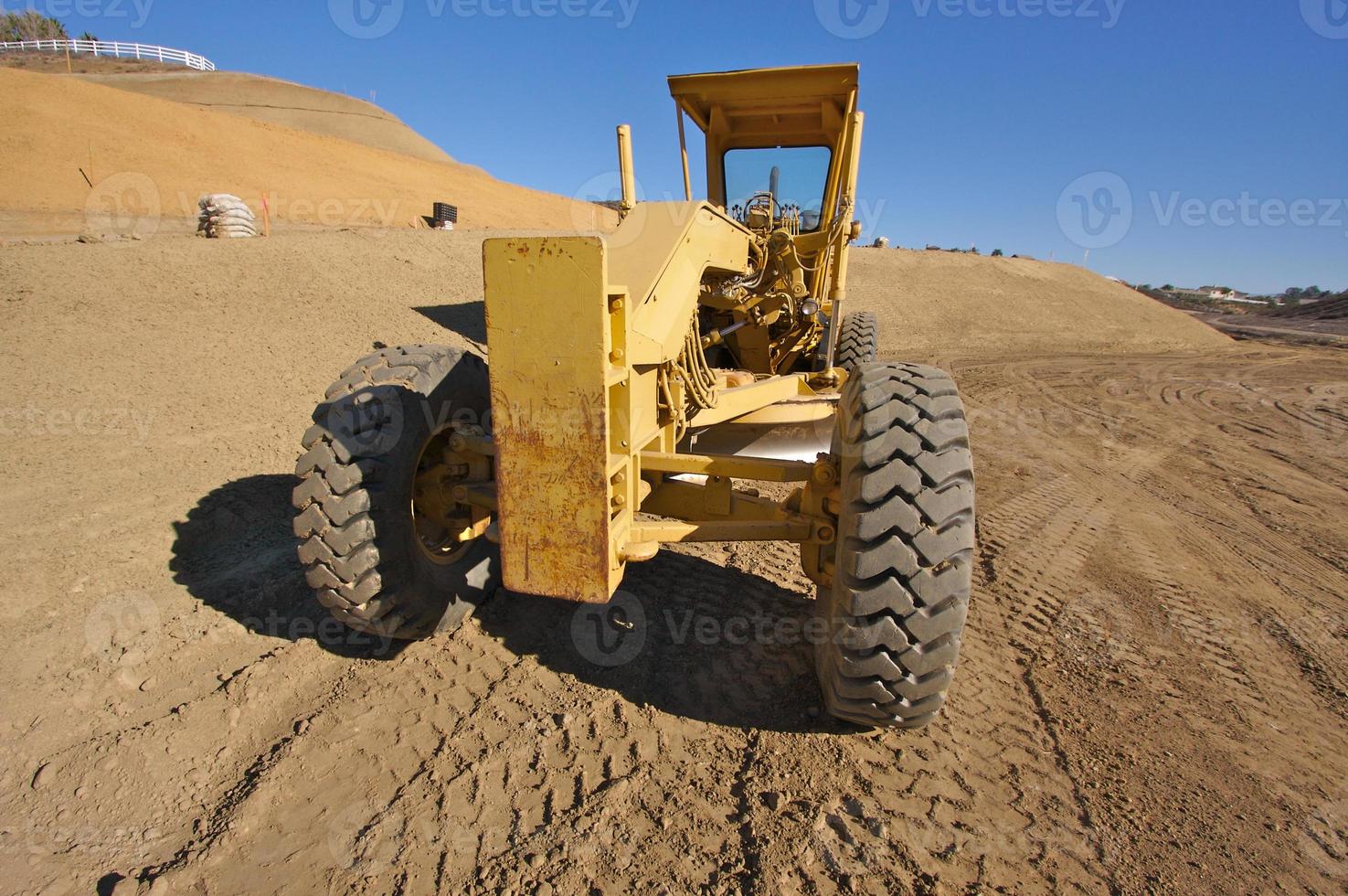 Tractor at a Construction Site photo