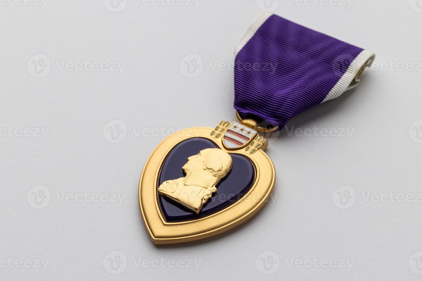 medalla al merito militar corazon purpura foto