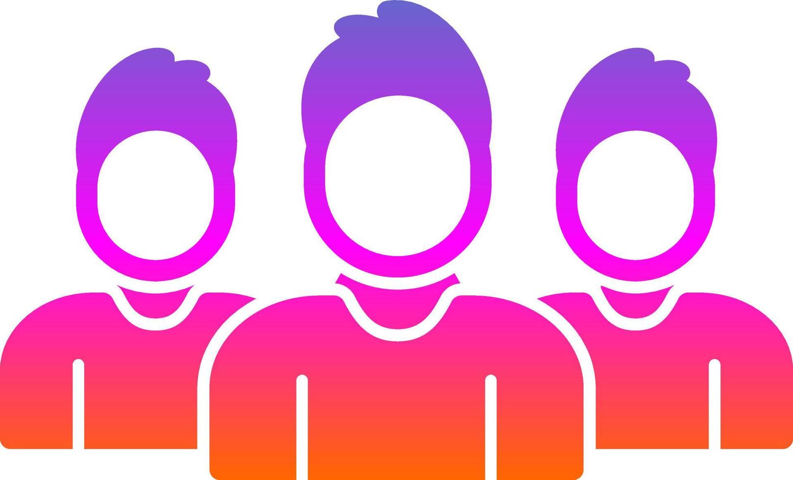 Team Vector Icon Design