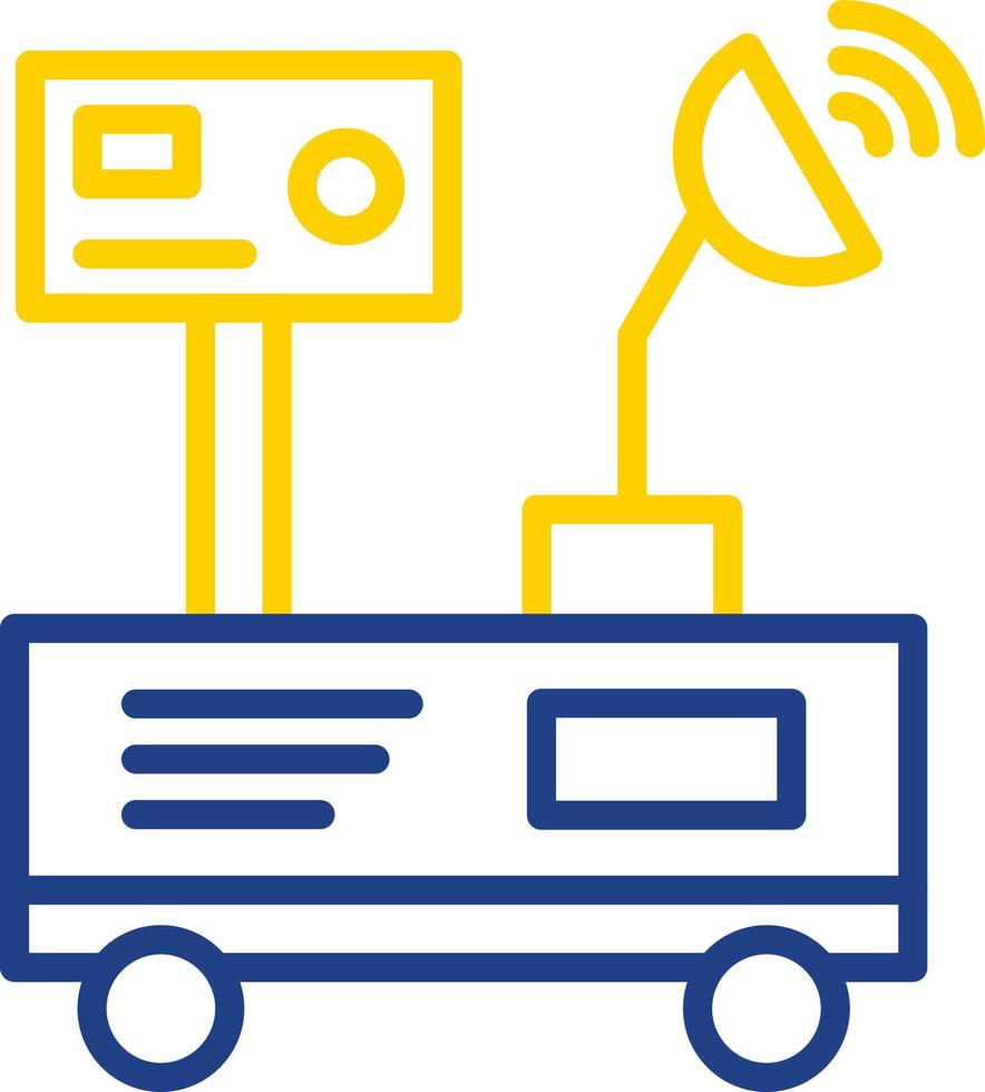 Mars Rover Vector Icon Design