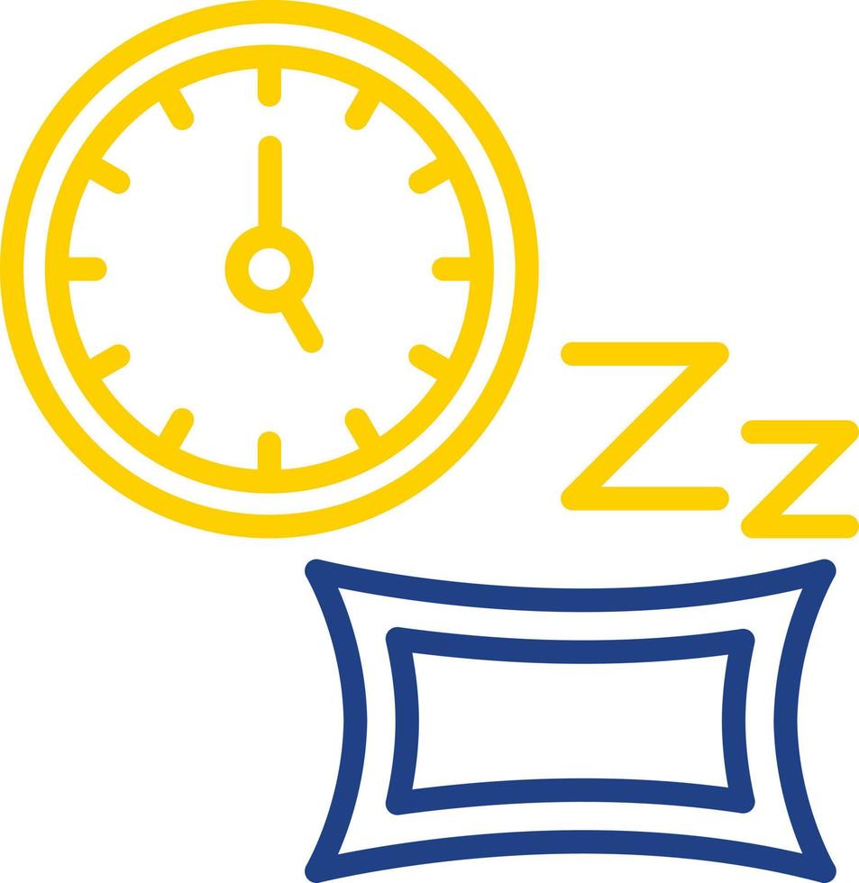 Sleeping Time Vector Icon Design