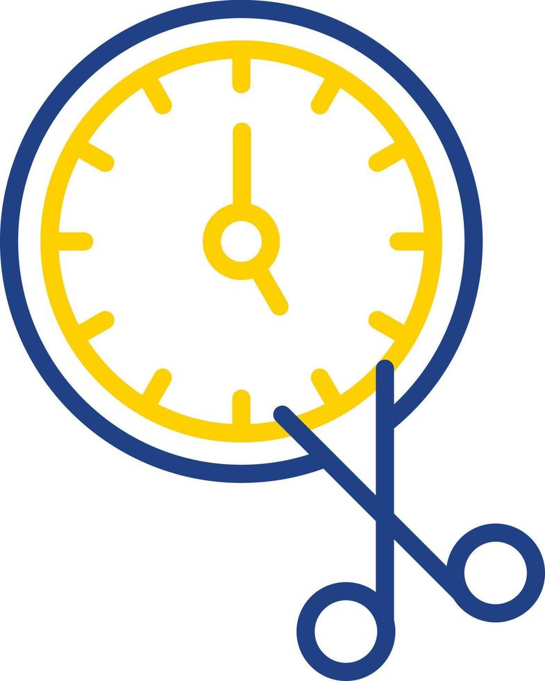 Cut TIme Vector Icon Design