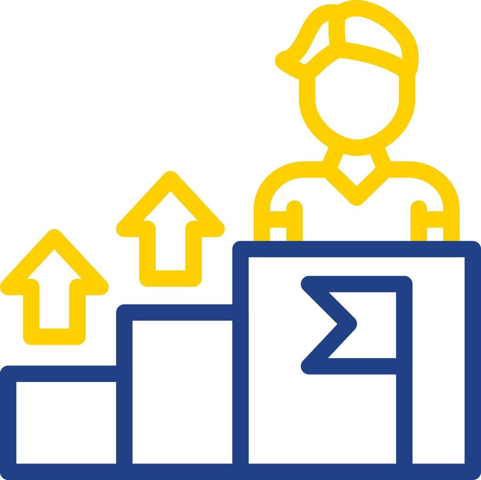 Leadership Vector Icon Design