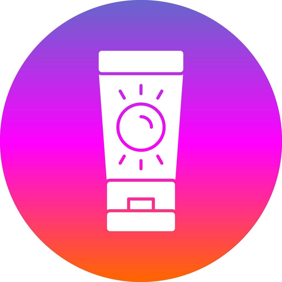 Sunblock Vector Icon Design