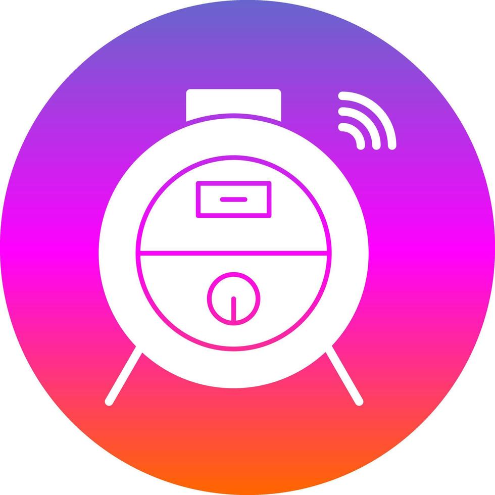Robot Vacuum Vector Icon Design