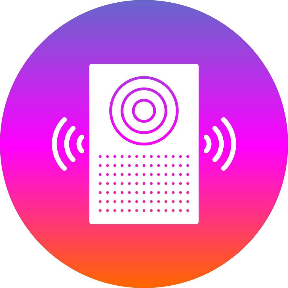 Smart Speaker Vector Icon Design