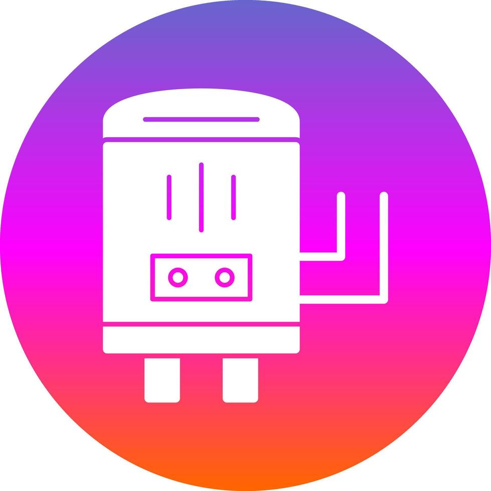 Water Boiler Vector Icon Design