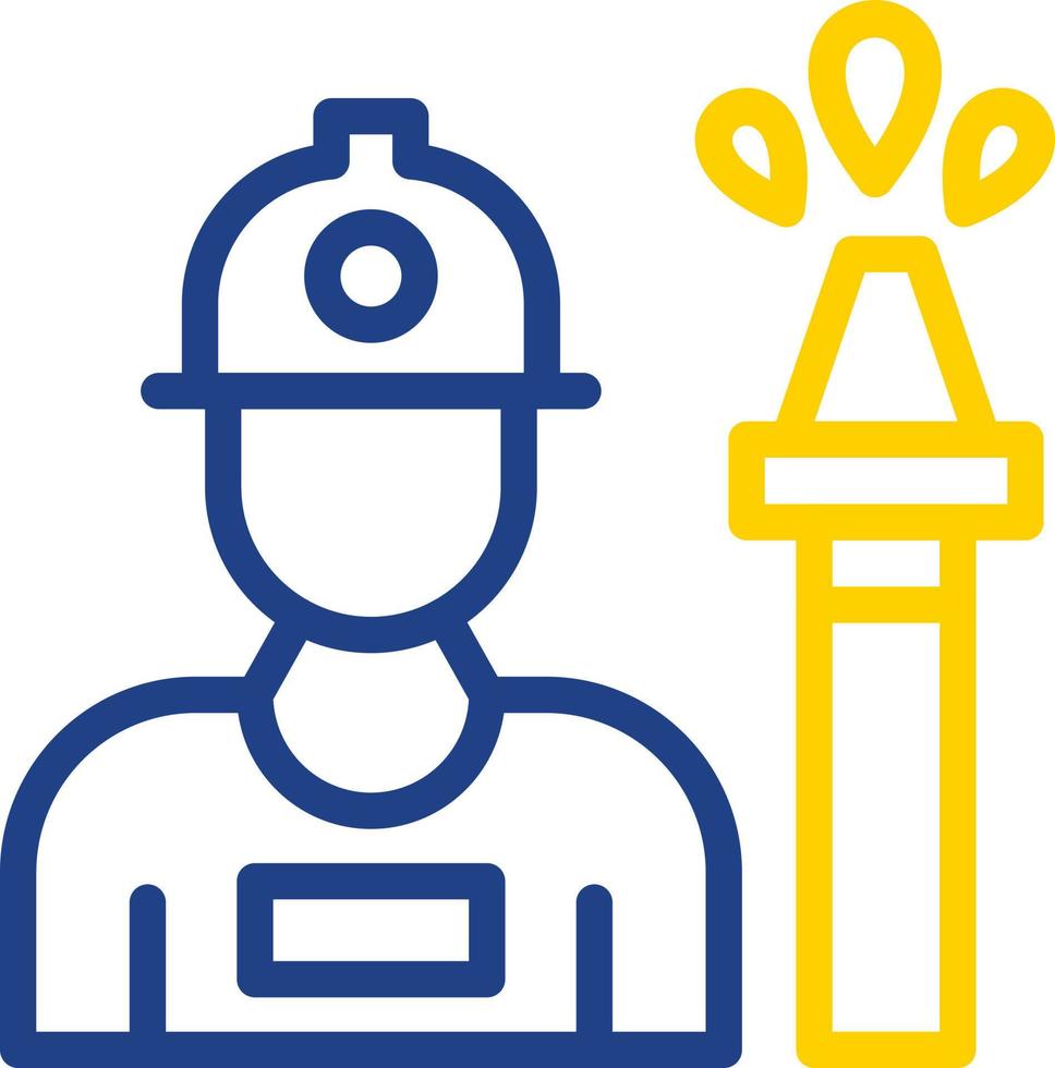 Fireman Vector Icon Design