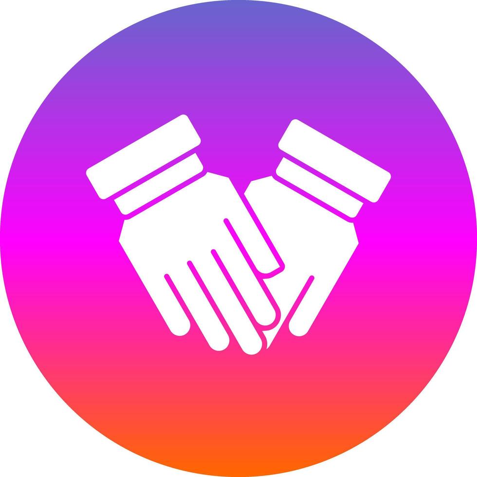 Holding Hand Vector Icon Design