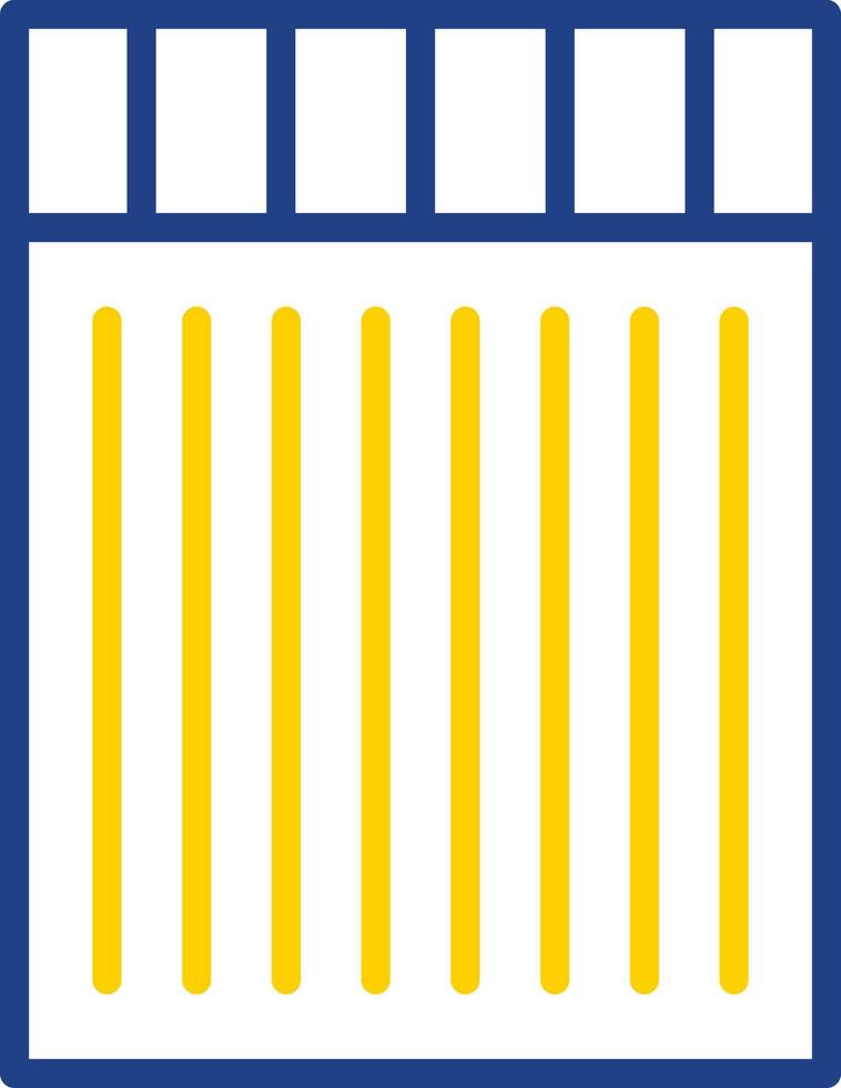 Toothpick Vector Icon Design