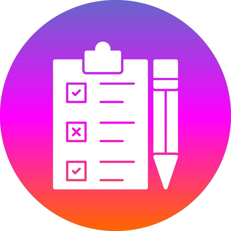Task List Vector Icon Design