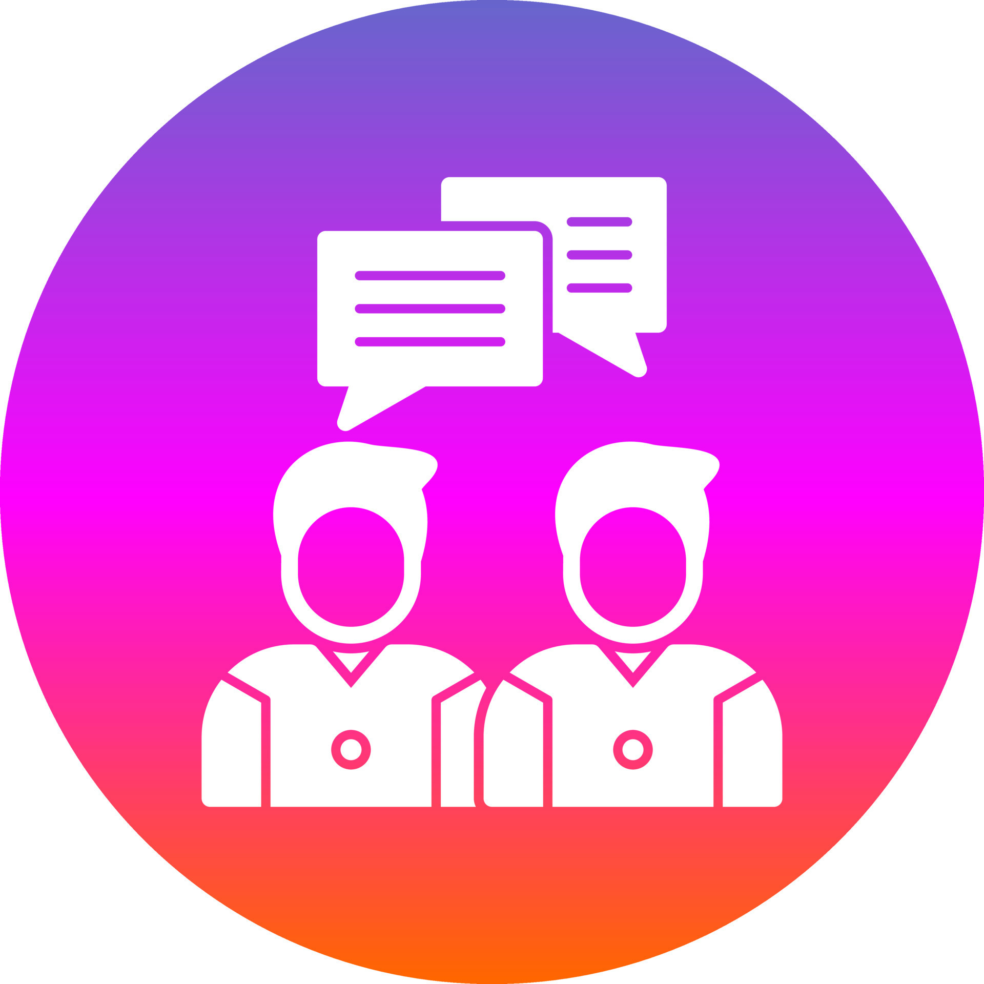 Face To Face Vector Icon Design 16370978 Vector Art at Vecteezy