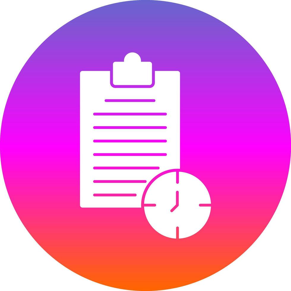 Pending Tasks Vector Icon Design