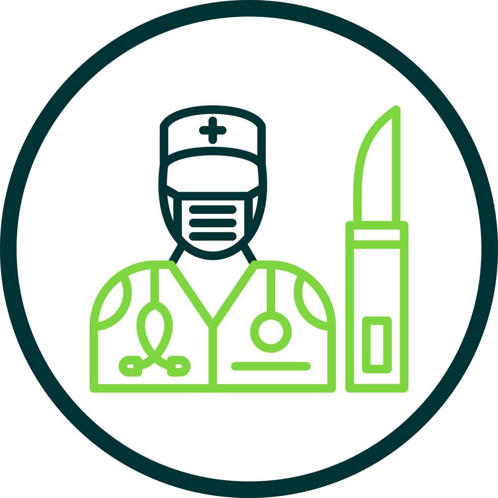 Surgeon Vector Icon Design