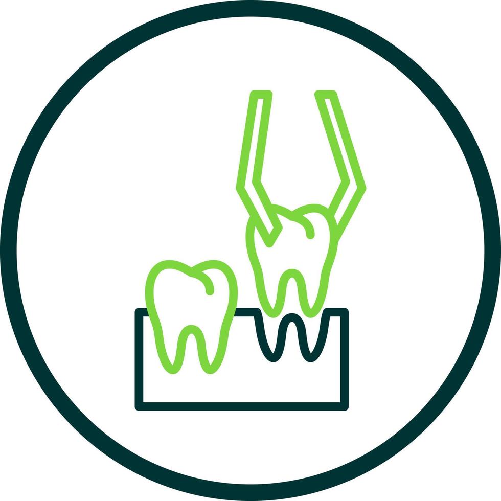Teeth Extraction Vector Icon Design