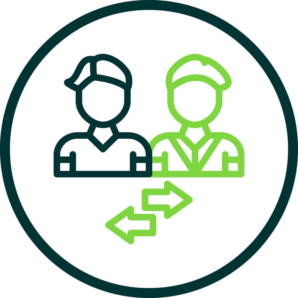 Exchange Vector Icon Design