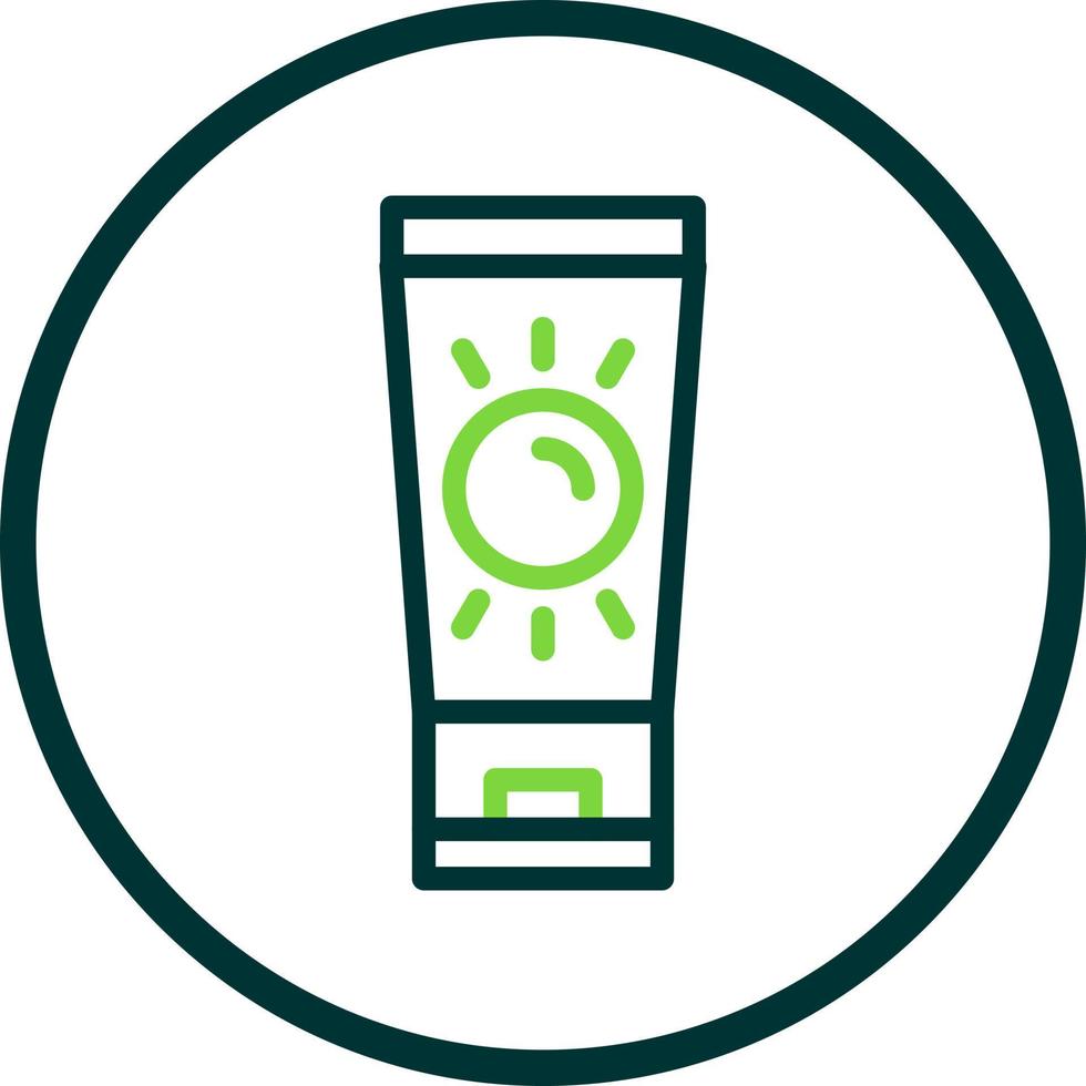 Sunblock Vector Icon Design