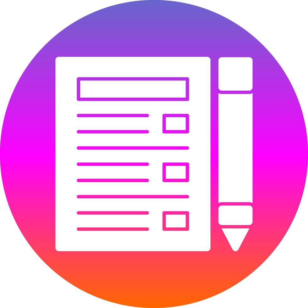 Task List Vector Icon Design