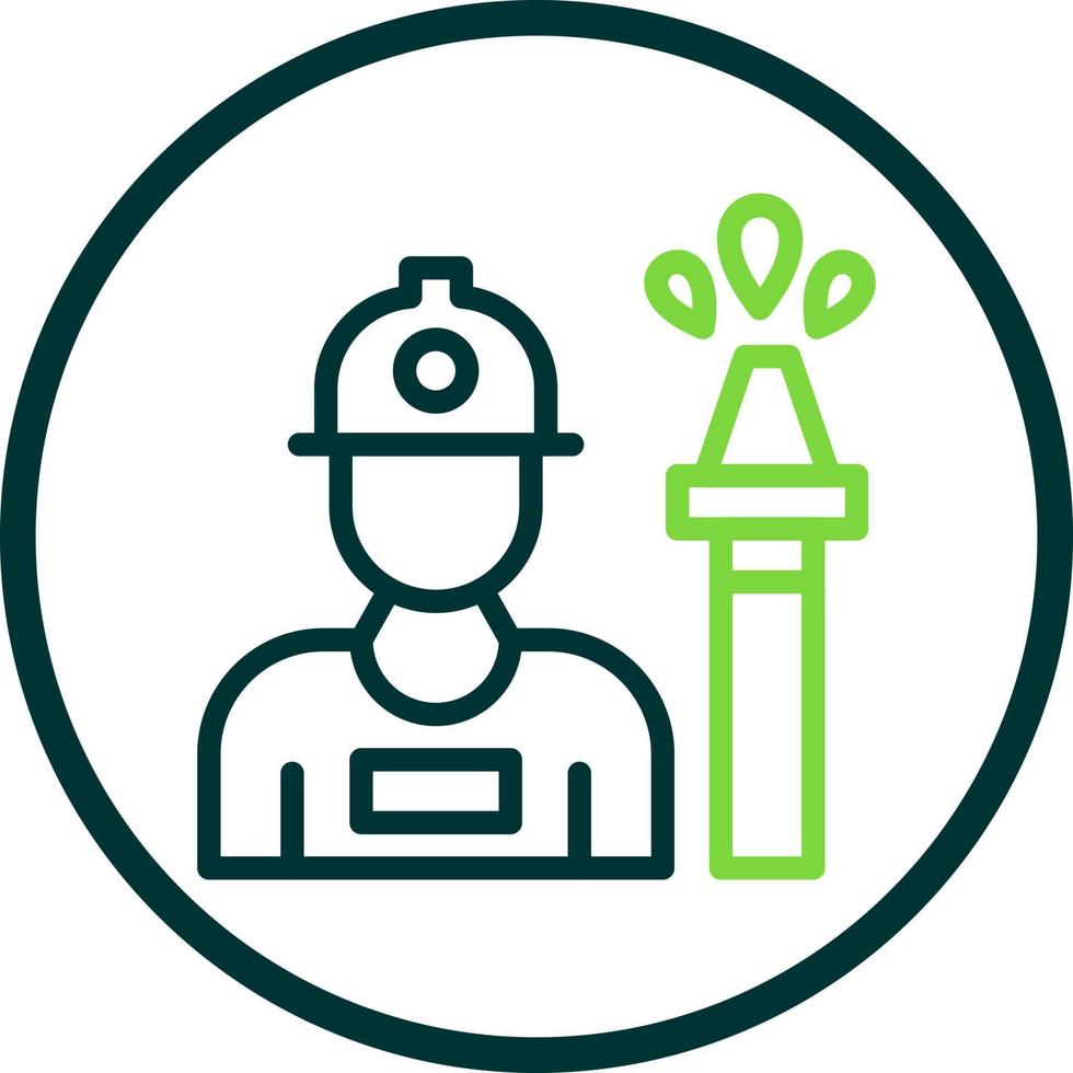 Fireman Vector Icon Design
