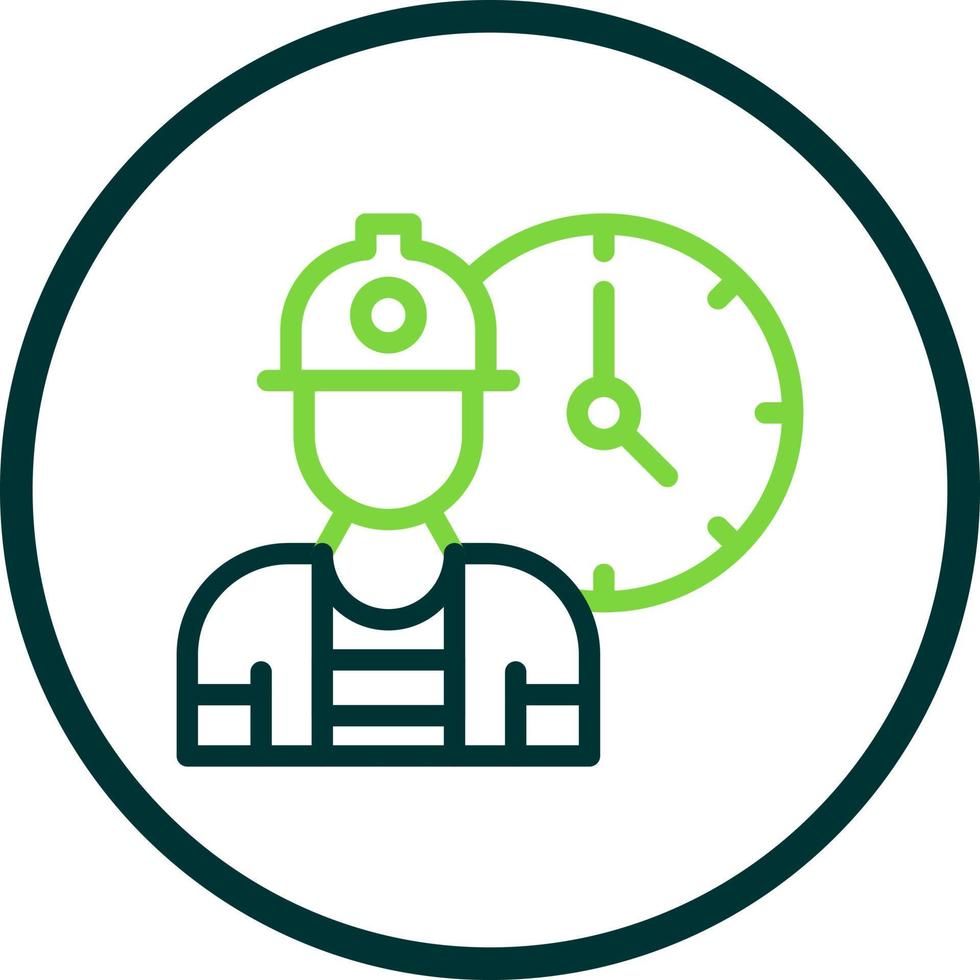 Working Hours Vector Icon Design