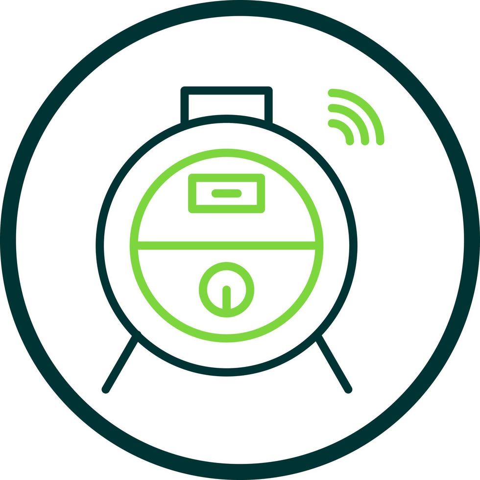 Robot Vacuum Vector Icon Design