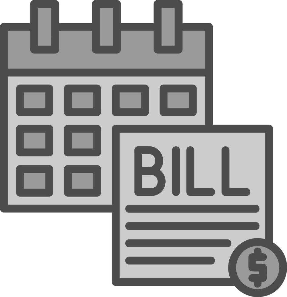 Bill Vector Icon Design