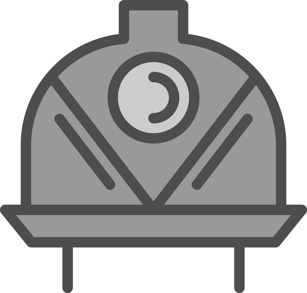 Helment Vector Icon Design