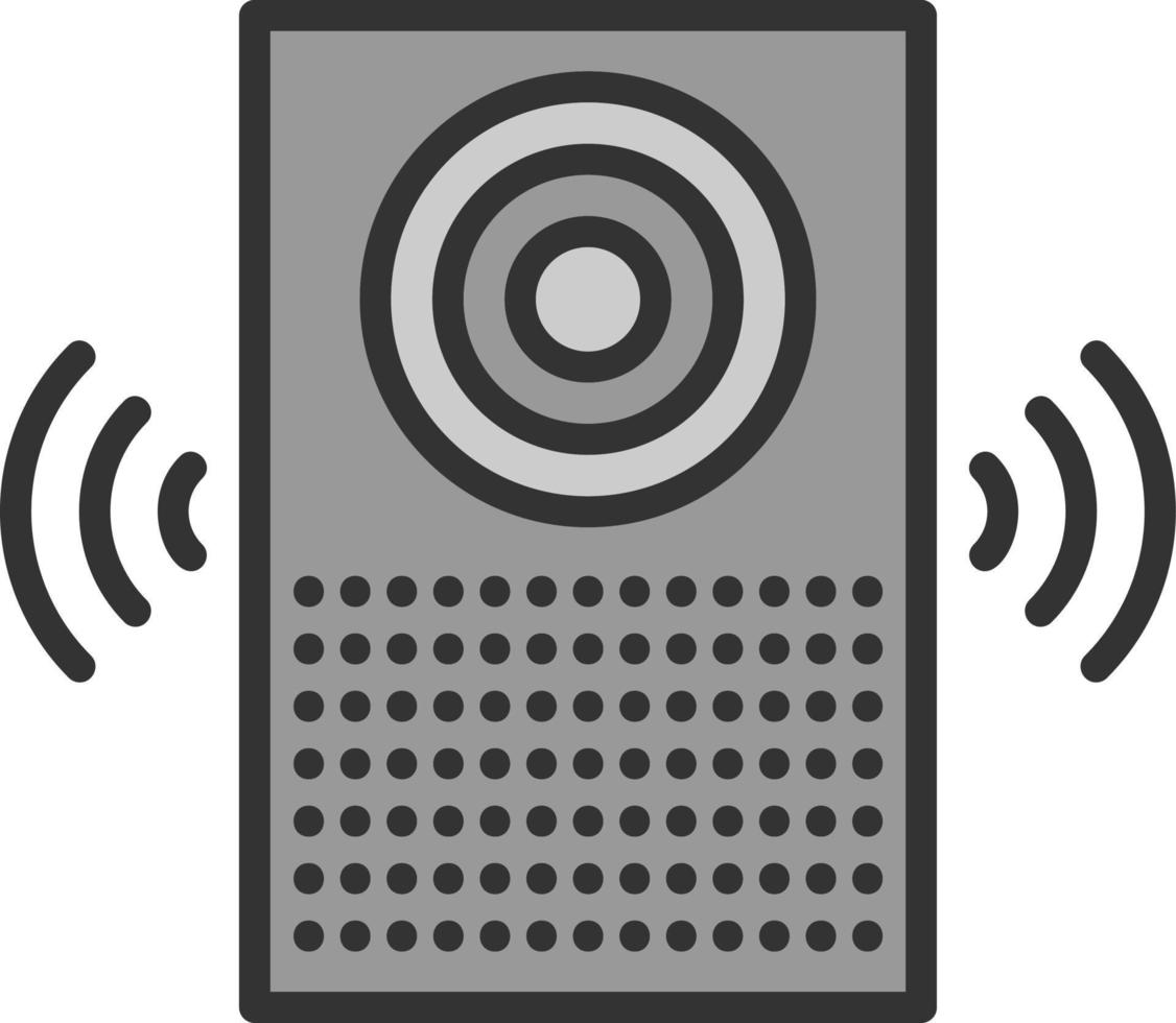 Smart Speaker Vector Icon Design