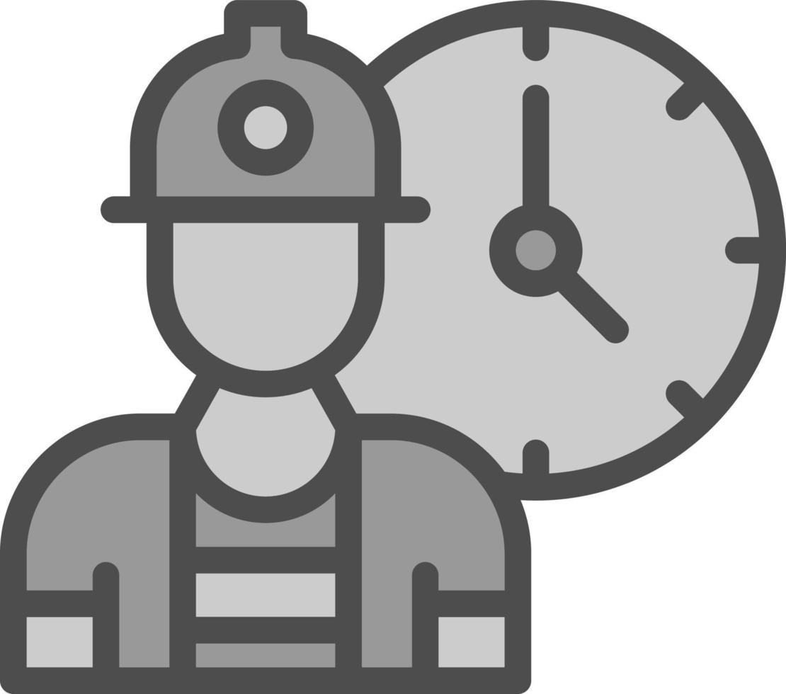 Working Hours Vector Icon Design