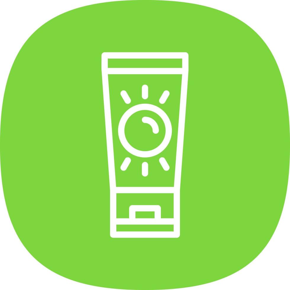 Sunblock Vector Icon Design