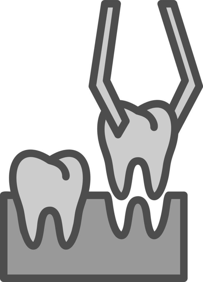 diseño de icono de vector de extracción de dientes