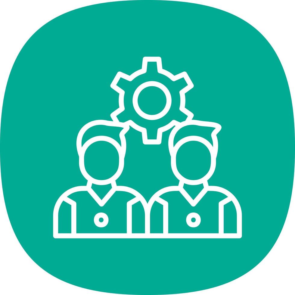 Team Management Vector Icon Design