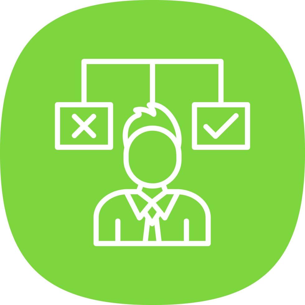 Decision Vector Icon Design