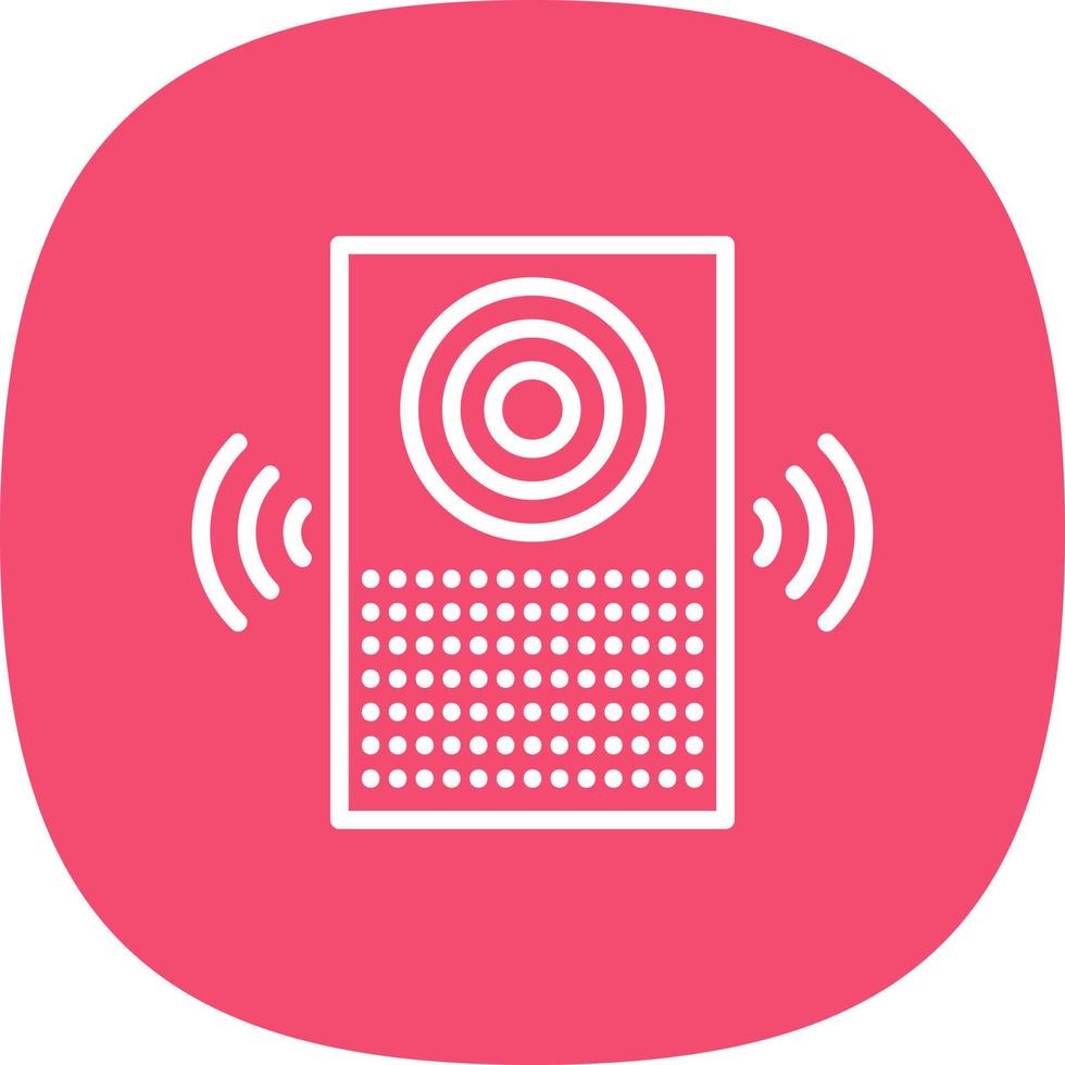 Smart Speaker Vector Icon Design