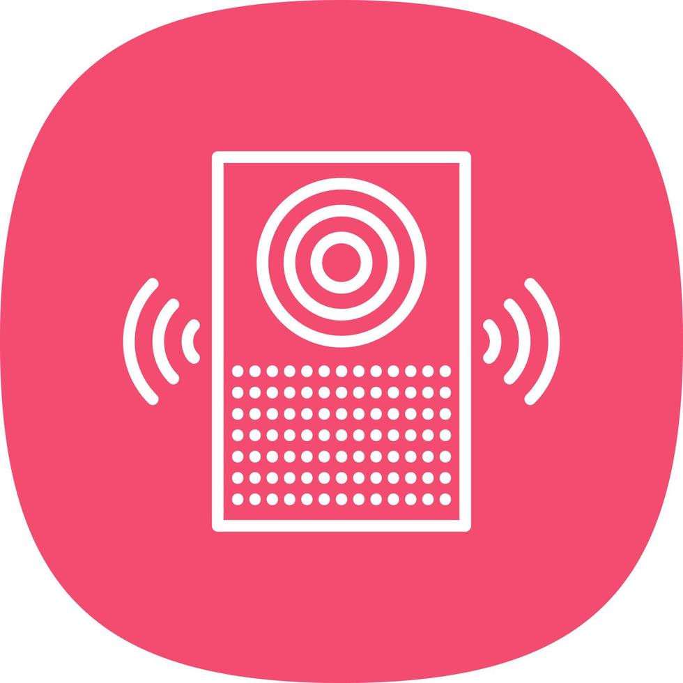 Smart Speaker Vector Icon Design