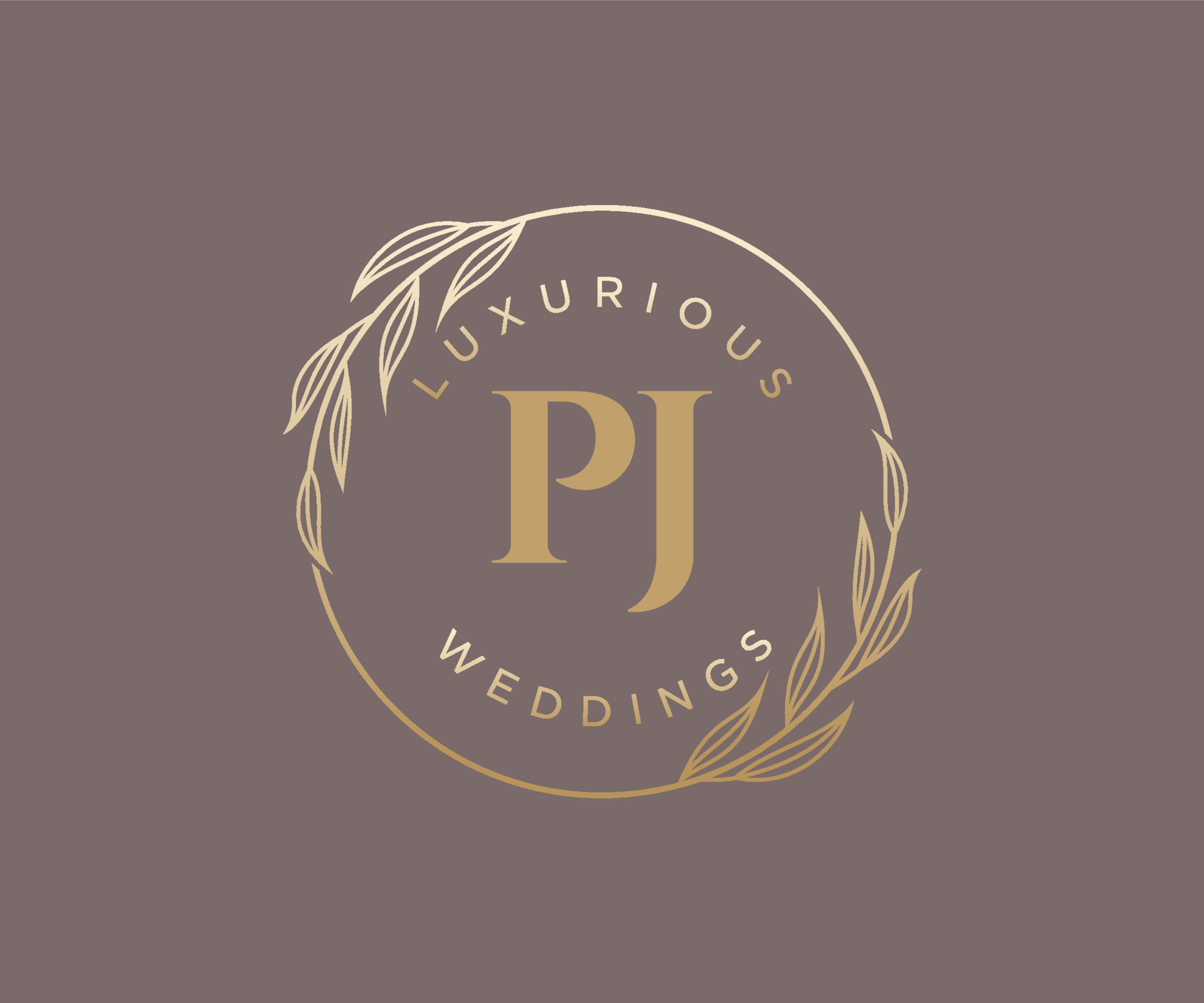 PJ Initials letter Wedding monogram logos template, hand drawn modern  minimalistic and floral templates for Invitation cards, Save the Date,  elegant identity. 16885323 Vector Art at Vecteezy