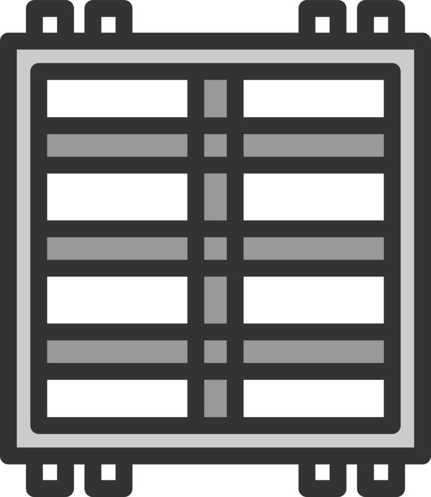 Roof Rack Vector Icon Design