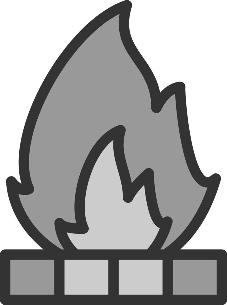 Bonfire Vector Icon Design