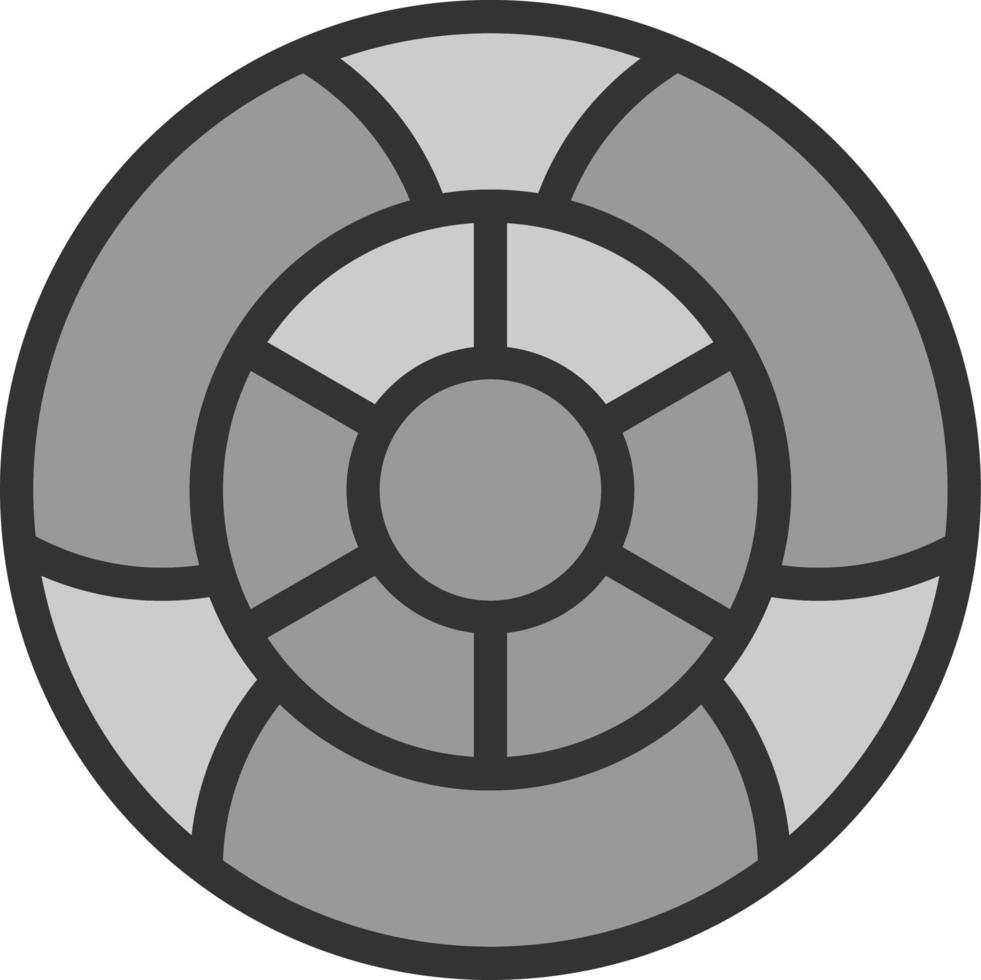 Beach Ball Vector Icon Design