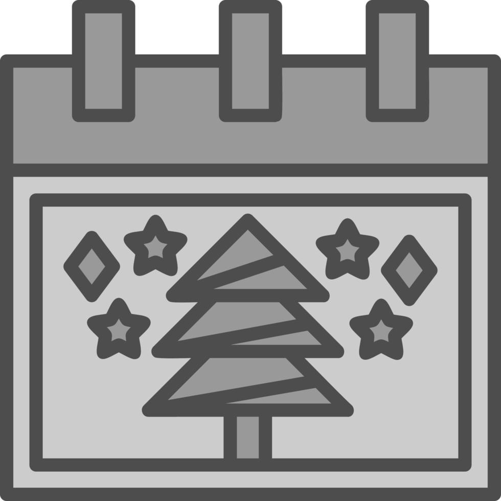 Christmas Tree Vector Icon Design