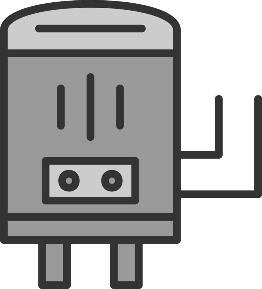 Water Boiler Vector Icon Design