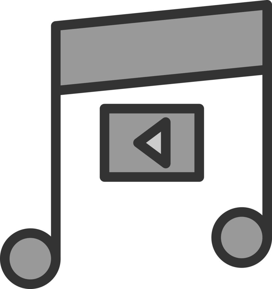 diseño de icono de vector de reproductor de música