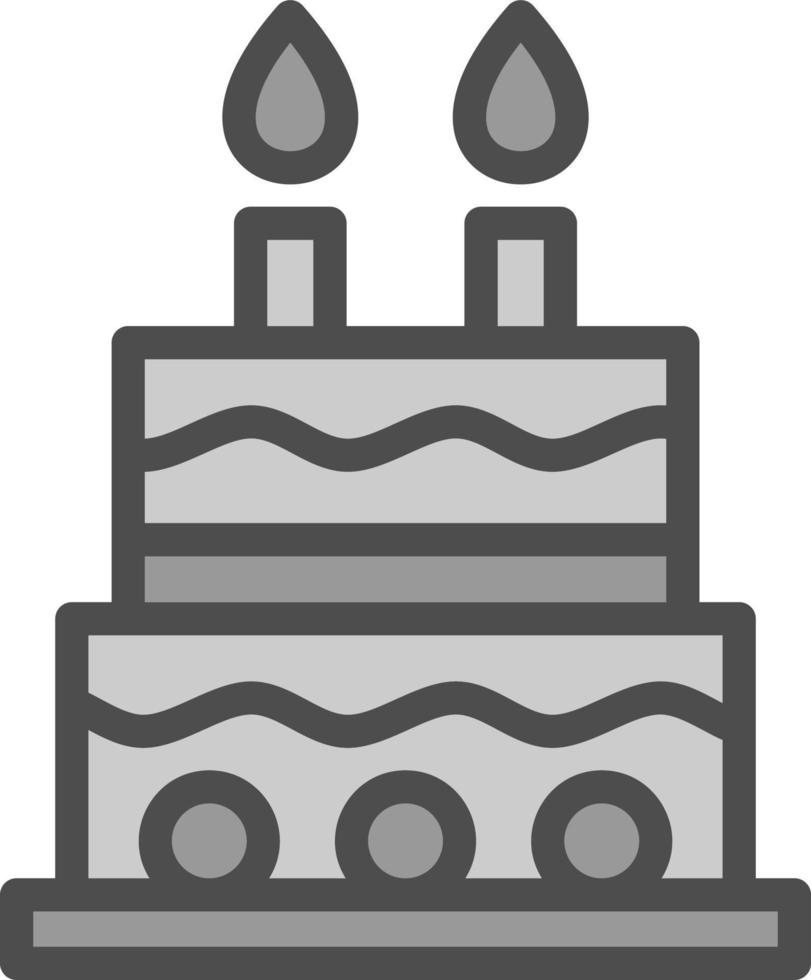 Cake Vector Icon Design