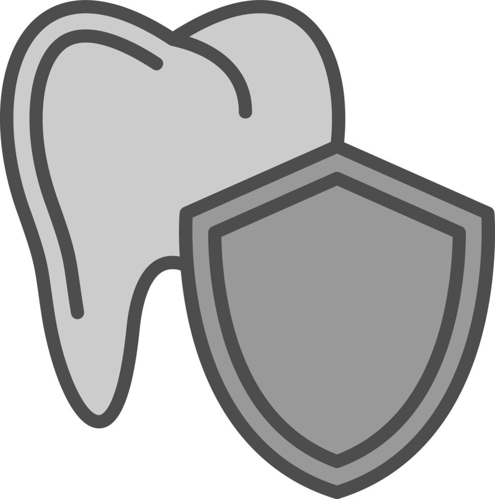 Teeth Protection Vector Icon Design