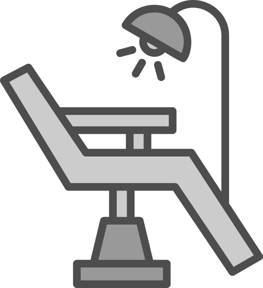 Dentist Chair Vector Icon Design