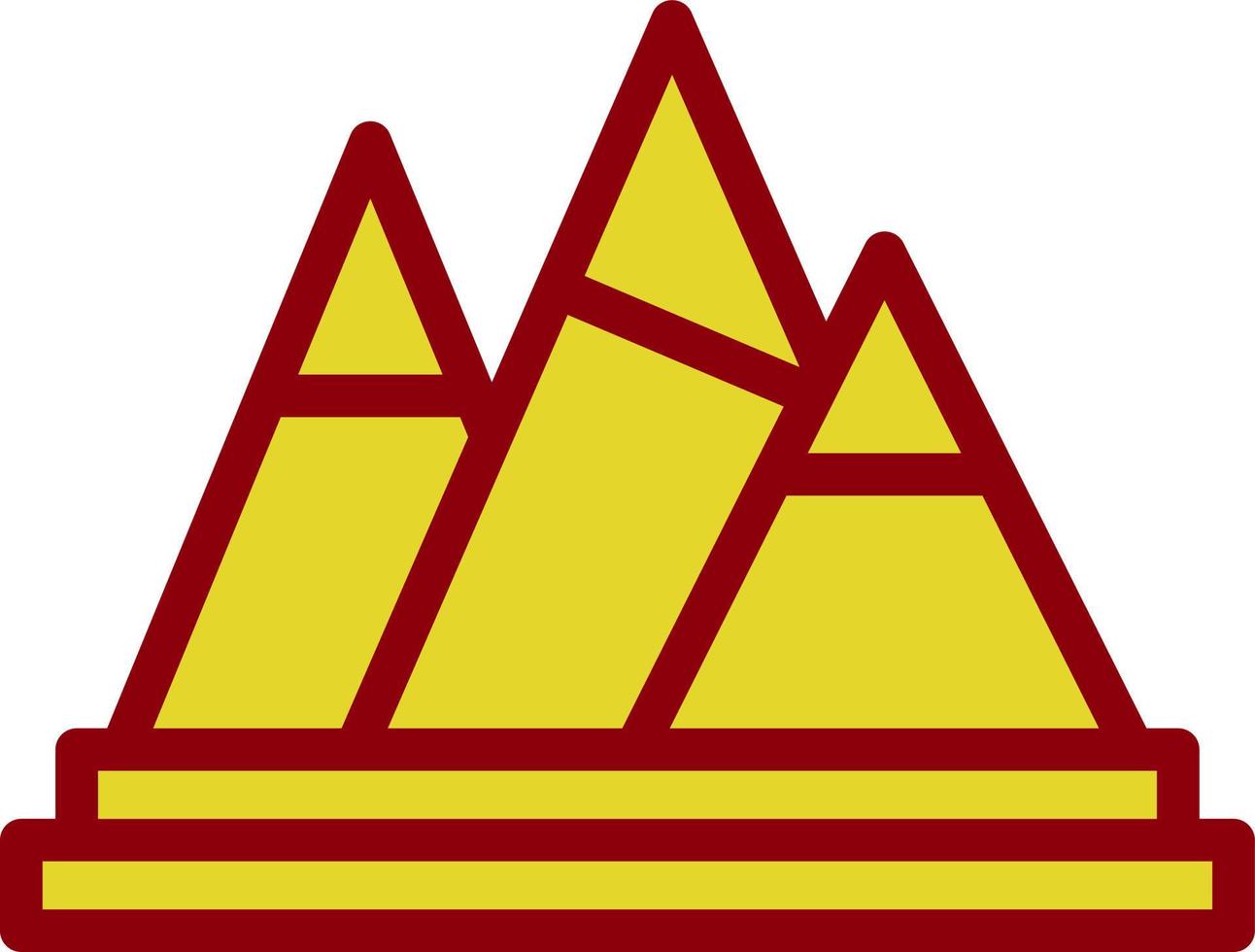 Mountains Vector Icon Design
