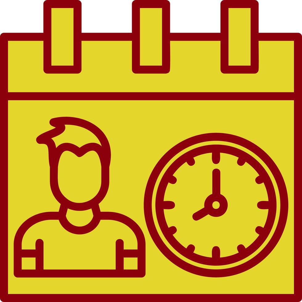 Working Hours Vector Icon Design