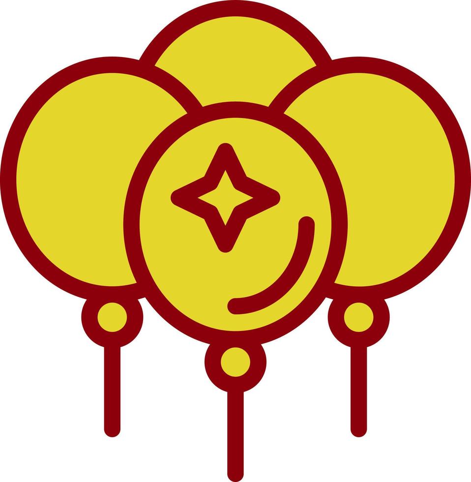 diseño de icono de vector de globos