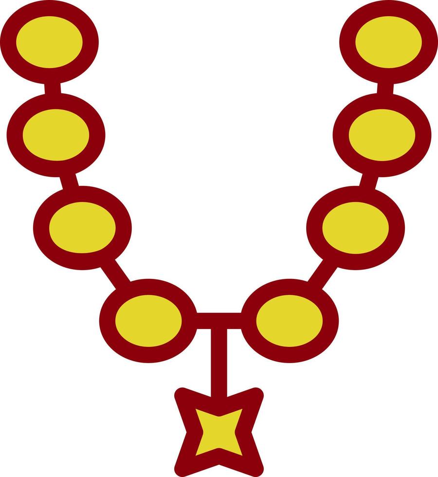 Necklace Vector Icon Design