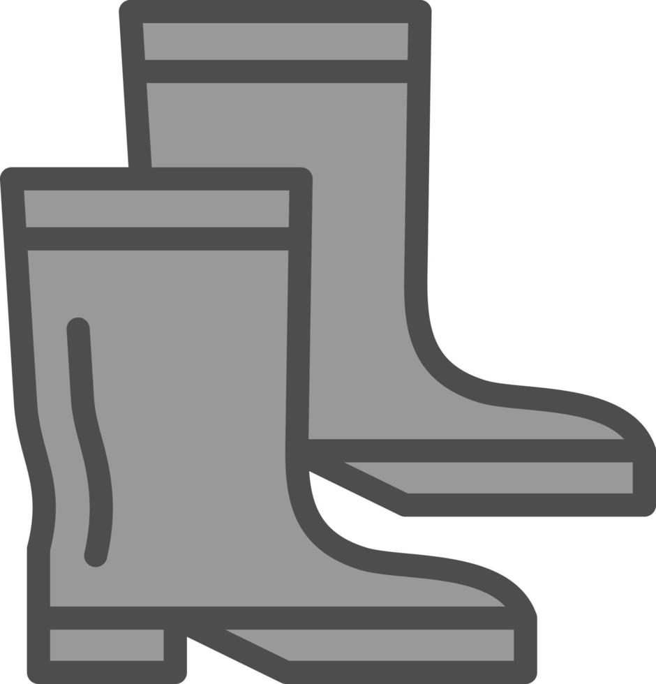 diseño de icono de vector de botas